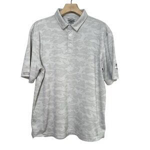 Straight Down Mens XXL Daniel Island Golf Polo Performance Camo Beresford Creek‎